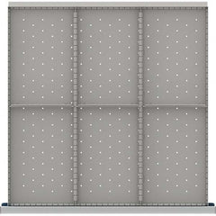LISTA - 6-Compartment Drawer Divider Layout for 3.15" High Drawers - Apex Tool & Supply