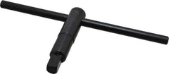 Interstate - 6, 8" Chuck Diam Compatibility, Lathe Chuck Key - 4" Body Length, 7/16" Actual Key Square Size - Apex Tool & Supply