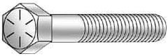 Armor Coat - 7/16-14 UNC, 2-3/4" Length Under Head Hex Head Cap Screw - Partially Threaded, Grade 8 Steel, 5/8" Hex - Apex Tool & Supply