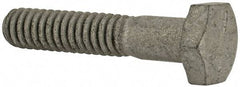 Armor Coat - 1/4-20 UNC, 1-1/4" Length Under Head Hex Head Cap Screw - Partially Threaded, Grade 8 Steel, 7/16" Hex - Apex Tool & Supply