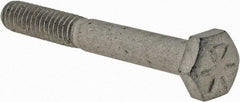Armor Coat - 1/4-20 UNC, 2" Length Under Head Hex Head Cap Screw - Partially Threaded, Grade 8 Steel, 7/16" Hex - Apex Tool & Supply