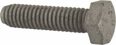 Armor Coat - 5/16-18 UNC, 1-1/4" Length Under Head Hex Head Cap Screw - Fully Threaded, Grade 8 Steel, 1/2" Hex - Apex Tool & Supply