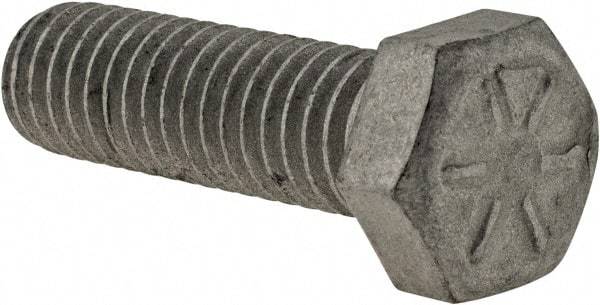 Armor Coat - 3/8-16 UNC, 1-1/4" Length Under Head Hex Head Cap Screw - Fully Threaded, Grade 8 Steel, 9/16" Hex - Apex Tool & Supply