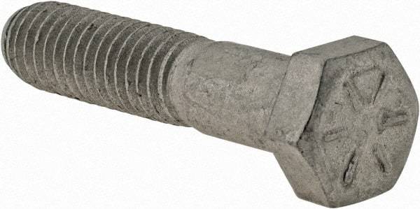 Armor Coat - 3/8-16 UNC, 1-3/4" Length Under Head Hex Head Cap Screw - Partially Threaded, Grade 8 Steel, 9/16" Hex - Apex Tool & Supply