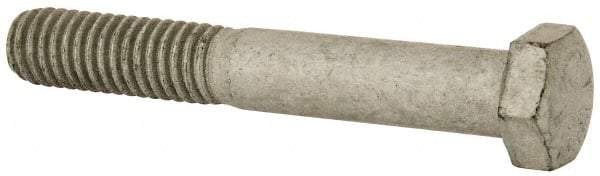 Armor Coat - 3/8-16 UNC, 2-1/2" Length Under Head Hex Head Cap Screw - Partially Threaded, Grade 8 Steel, 9/16" Hex - Apex Tool & Supply