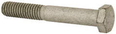 Armor Coat - 3/8-16 UNC, 2-1/2" Length Under Head Hex Head Cap Screw - Partially Threaded, Grade 8 Steel, 9/16" Hex - Apex Tool & Supply