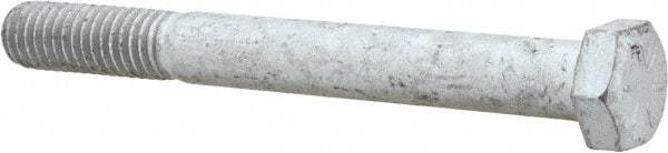 Armor Coat - 3/8-16 UNC, 3-1/4" Length Under Head Hex Head Cap Screw - Partially Threaded, Grade 8 Steel, 9/16" Hex - Apex Tool & Supply