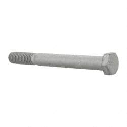 Armor Coat - 3/8-16 UNC, 3-1/2" Length Under Head Hex Head Cap Screw - Partially Threaded, Grade 8 Steel, 9/16" Hex - Apex Tool & Supply