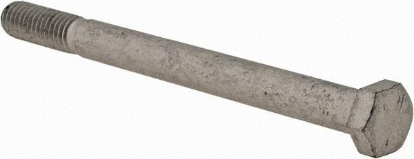 Armor Coat - 3/8-16 UNC, 4-1/2" Length Under Head Hex Head Cap Screw - Partially Threaded, Grade 8 Steel, 9/16" Hex - Apex Tool & Supply