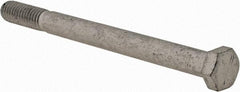 Armor Coat - 3/8-16 UNC, 4-1/2" Length Under Head Hex Head Cap Screw - Partially Threaded, Grade 8 Steel, 9/16" Hex - Apex Tool & Supply