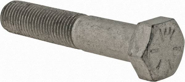 Armor Coat - 3/8-24 UNF, 2" Length Under Head Hex Head Cap Screw - Partially Threaded, Grade 8 Steel, 9/16" Hex - Apex Tool & Supply