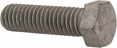 Armor Coat - 7/16-14 UNC, 1-1/2" Length Under Head Hex Head Cap Screw - Fully Threaded, Grade 8 Steel, 5/8" Hex - Apex Tool & Supply