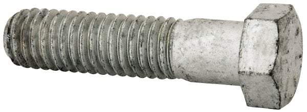 Armor Coat - 7/16-14 UNC, 1-3/4" Length Under Head Hex Head Cap Screw - Partially Threaded, Grade 8 Steel, 5/8" Hex - Apex Tool & Supply
