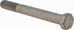 Armor Coat - 7/16-14 UNC, 4" Length Under Head Hex Head Cap Screw - Partially Threaded, Grade 8 Steel, 5/8" Hex - Apex Tool & Supply