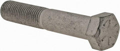 Armor Coat - 7/16-20 UNF, 2-1/2" Length Under Head Hex Head Cap Screw - Partially Threaded, Grade 8 Steel, 5/8" Hex - Apex Tool & Supply
