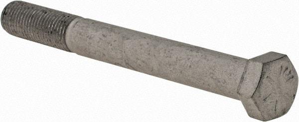 Armor Coat - 7/16-20 UNF, 4" Length Under Head Hex Head Cap Screw - Partially Threaded, Grade 8 Steel, 5/8" Hex - Apex Tool & Supply