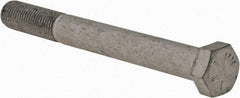 Armor Coat - 7/16-20 UNF, 4" Length Under Head Hex Head Cap Screw - Partially Threaded, Grade 8 Steel, 5/8" Hex - Apex Tool & Supply