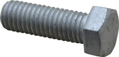 Armor Coat - 1/2-13 UNC, 1-1/2" Length Under Head Hex Head Cap Screw - Fully Threaded, Grade 8 Steel, 3/4" Hex - Apex Tool & Supply