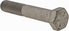 Armor Coat - 1/2-13 UNC, 3" Length Under Head Hex Head Cap Screw - Partially Threaded, Grade 8 Steel, 3/4" Hex - Apex Tool & Supply