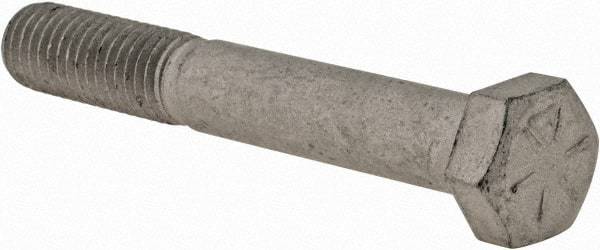 Armor Coat - 1/2-13 UNC, 3-1/2" Length Under Head Hex Head Cap Screw - Partially Threaded, Grade 8 Steel, 3/4" Hex - Apex Tool & Supply