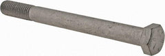 Armor Coat - 1/2-13 UNC, 5-1/2" Length Under Head Hex Head Cap Screw - Partially Threaded, Grade 8 Steel, 3/4" Hex - Apex Tool & Supply