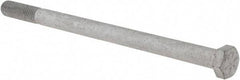 Armor Coat - 1/2-13 UNC, 8" Length Under Head Hex Head Cap Screw - Partially Threaded, Grade 8 Steel, 3/4" Hex - Apex Tool & Supply