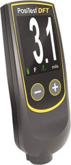 Made in USA - 0 to 40 mil Digital Coating Thickness Gage - For Use with Ferrous/Nonferrous Bases - Apex Tool & Supply
