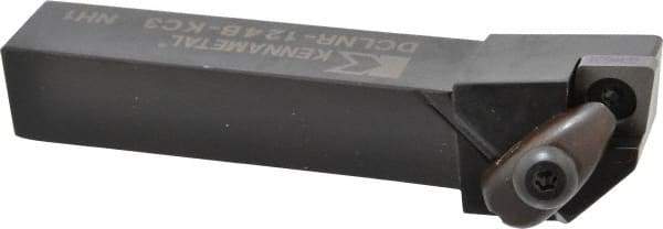 Kennametal - DCLN, Right Hand Cut, 5° Lead Angle, 3/4" Shank Height x 3/4" Shank Width, Negative Rake Indexable Turning Toolholder - 4-1/2" OAL, CN..43. Insert Compatibility, Series Kenclamp - Apex Tool & Supply