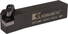 Kennametal - DCLN, Right Hand Cut, 5° Lead Angle, 1" Shank Height x 1" Shank Width, Negative Rake Indexable Turning Toolholder - 5" OAL, CN..54. Insert Compatibility, Series Kenclamp - Apex Tool & Supply