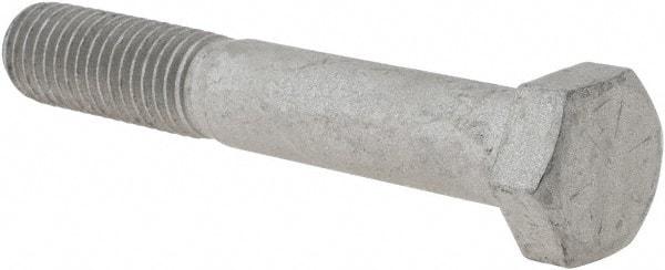 Armor Coat - 5/8-11 UNC, 4" Length Under Head Hex Head Cap Screw - Partially Threaded, Grade 8 Steel, 15/16" Hex - Apex Tool & Supply