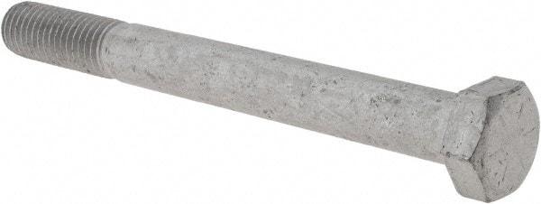 Armor Coat - 5/8-11 UNC, 6" Length Under Head Hex Head Cap Screw - Partially Threaded, Grade 8 Steel, 15/16" Hex - Apex Tool & Supply