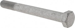 Armor Coat - 5/8-11 UNC, 6" Length Under Head Hex Head Cap Screw - Partially Threaded, Grade 8 Steel, 15/16" Hex - Apex Tool & Supply