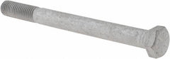 Armor Coat - 5/8-11 UNC, 7" Length Under Head Hex Head Cap Screw - Partially Threaded, Grade 8 Steel, 15/16" Hex - Apex Tool & Supply