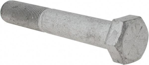 Armor Coat - 5/8-18 UNF, 4" Length Under Head Hex Head Cap Screw - Partially Threaded, Grade 8 Steel, 15/16" Hex - Apex Tool & Supply