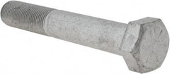 Armor Coat - 5/8-18 UNF, 4" Length Under Head Hex Head Cap Screw - Partially Threaded, Grade 8 Steel, 15/16" Hex - Apex Tool & Supply