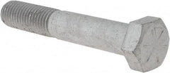 Armor Coat - 3/4-10 UNC, 4-1/2" Length Under Head Hex Head Cap Screw - Partially Threaded, Grade 8 Steel, 1-1/8" Hex - Apex Tool & Supply