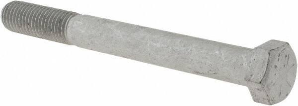 Armor Coat - 3/4-10 UNC, 7" Length Under Head Hex Head Cap Screw - Partially Threaded, Grade 8 Steel, 1-1/8" Hex - Apex Tool & Supply