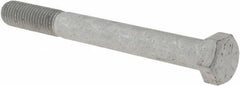 Armor Coat - 3/4-10 UNC, 7" Length Under Head Hex Head Cap Screw - Partially Threaded, Grade 8 Steel, 1-1/8" Hex - Apex Tool & Supply