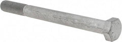 Armor Coat - 3/4-10 UNC, 8" Length Under Head Hex Head Cap Screw - Partially Threaded, Grade 8 Steel, 1-1/8" Hex - Apex Tool & Supply