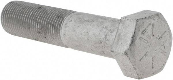 Armor Coat - 3/4-16 UNF, 3-1/2" Length Under Head Hex Head Cap Screw - Partially Threaded, Grade 8 Steel, 1-1/8" Hex - Apex Tool & Supply