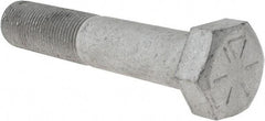 Armor Coat - 3/4-16 UNF, 4" Length Under Head Hex Head Cap Screw - Partially Threaded, Grade 8 Steel, 1-1/8" Hex - Apex Tool & Supply