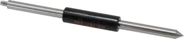 Mitutoyo - 5 Inch Long, Accuracy Up to 0.0004 Inch, Point End Micrometer Calibration Standard - Use with Screw Thread Micrometers, Includes Heat Insulating Handle - Apex Tool & Supply