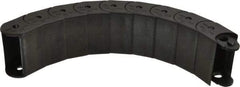 Hubbell Workplace - 1 Ft. Long, Nylon, Enclosed Cable and Hose Carrier - 2 Inch Inside Width x 1 Inch Inside Height, 2.76 Inch Outside Width x 1-1/2 Inch Outside Height, 5.88 Inch Bend Radius - Apex Tool & Supply