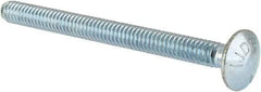 Value Collection - 1/4-20 UNC 3" Length Under Head, Standard Square Neck, Carriage Bolt - Grade 5 Steel, Zinc-Plated Finish - Apex Tool & Supply