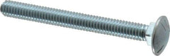 Value Collection - 5/16-18 UNC 3" Length Under Head, Standard Square Neck, Carriage Bolt - Grade 5 Steel, Zinc-Plated Finish - Apex Tool & Supply