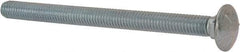 Value Collection - 3/8-16 UNC 5" Length Under Head, Standard Square Neck, Carriage Bolt - Grade 5 Steel, Zinc-Plated Finish - Apex Tool & Supply