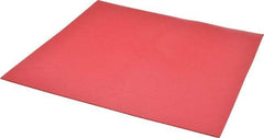 Made in USA - 12" Long, 12" Wide, 1/16" Thick, Buna-N Rubber Foam Sheet - 50 to 60 Durometer, Red, -20 to 180°F, 1,000 to 1,200 psi Tensile Strength, Stock Length - Apex Tool & Supply