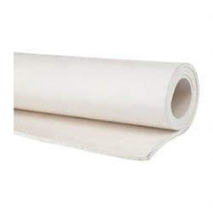 Made in USA - 36" Wide, 1/8" Thick, Neoprene Rubber Foam Sheet - 50 to 60 Durometer, White, -20 to 170°F, 900 psi Tensile Strength, Cut-to-Length - Apex Tool & Supply