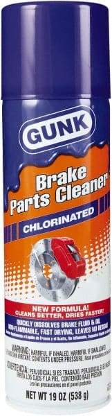 Gunk - Chlorinated Brake Parts Cleaner - 19 oz Aerosol Can - Apex Tool & Supply