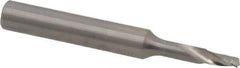 Onsrud - 1/8" Cutting Diam x 1/4" Length of Cut, 1 Flute, Upcut Spiral Router Bit - Uncoated, Right Hand Cut, Solid Carbide, 2" OAL x 1/4" Shank Diam, Single Edge, 21° Helix Angle - Apex Tool & Supply